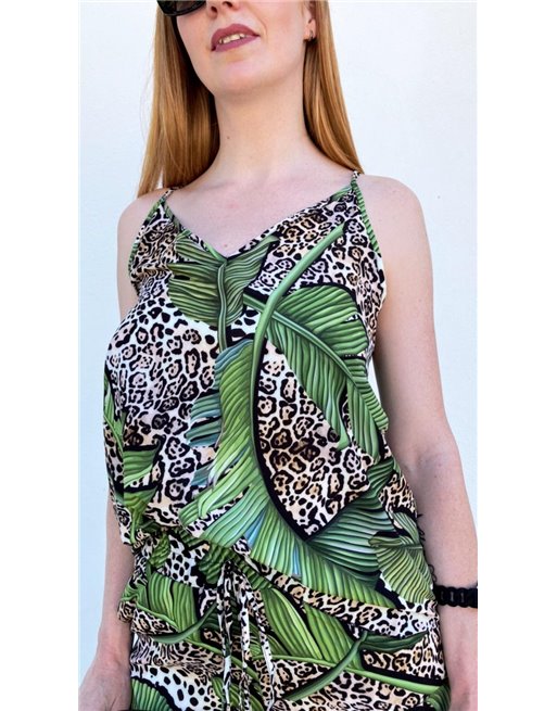 Ľahký letný vzorovaný komplet