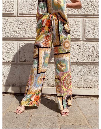 Letný nohavicový komplet so vzorom