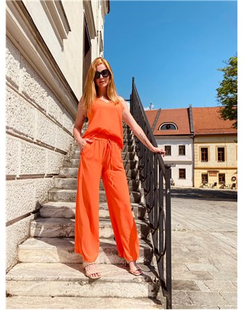 Letný saténový nohavicový komplet