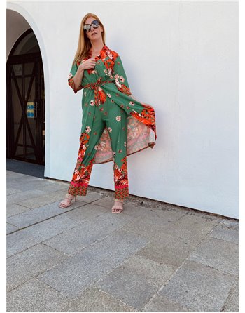 Vzorovaný kimono komplet LORETA