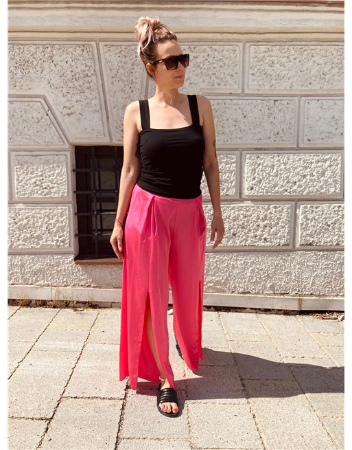 Saténové nohavice ALONDRA