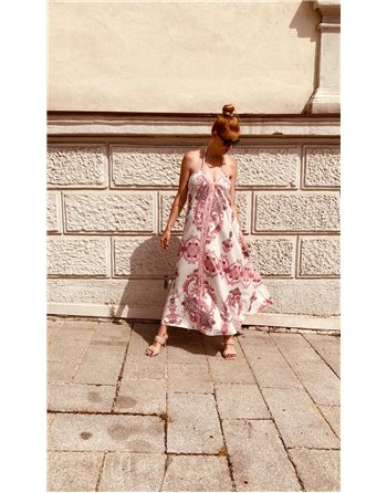 Šaty saténové s viazaním ku krku