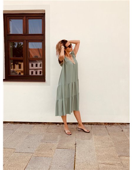 Šaty s čipkovým lemom