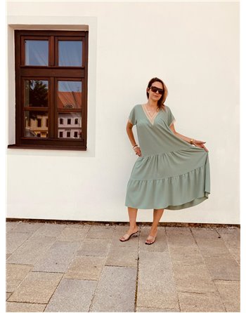 Šaty s čipkovým lemom