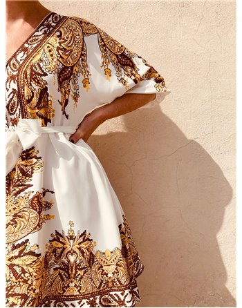 Krátke vzorované šaty