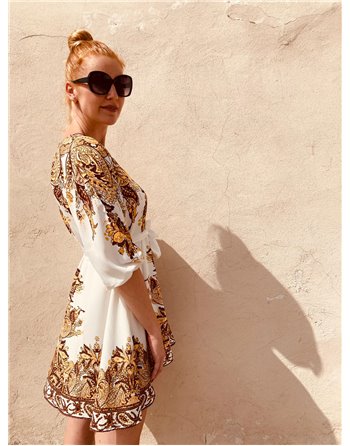 Krátke vzorované šaty