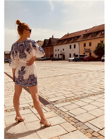 Krátke vzorované šaty