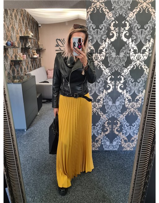 Plisovaná sukňa dlhá Kania