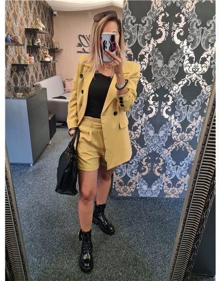 Elegantný komplet sako + kraťasy