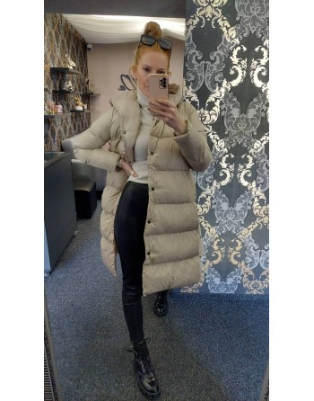 Dlhá prešívaná bunda